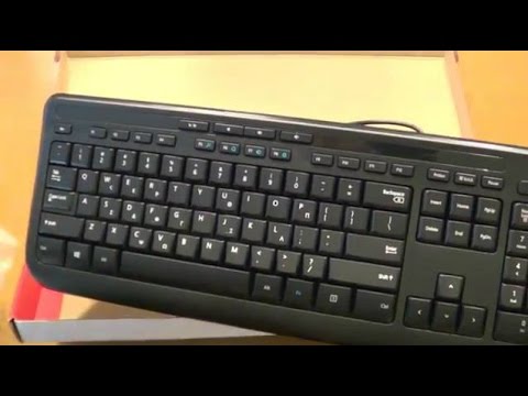ms wired keyboard 600